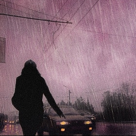 Сиреневый дождливый вечер. автора Glebov