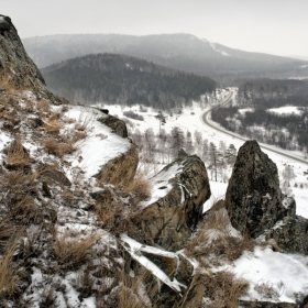 Пустынная дорога. Накануне 8-го марта. автора fotososunov1955