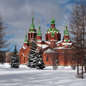Зимний город автора Komarov