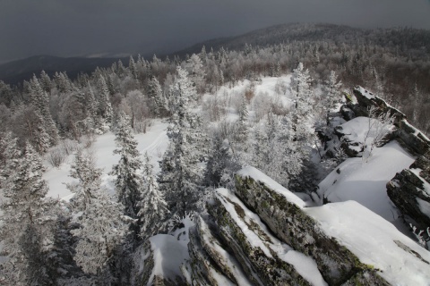 Первый снег на Урале