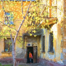 Весенний дворик автора astahov