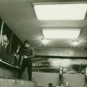 1973. В фотолаборатории ЧГПИ.