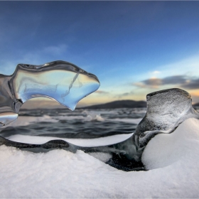 Ледяные скульптуры природы автора bochar