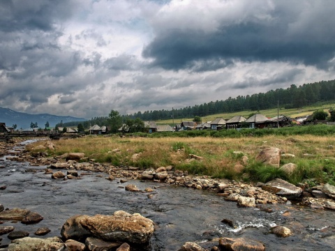 Уральское село. Тюлюк.