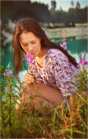 Полевые цветы автора Anna_Mochalova