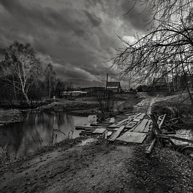 Мост у посёлка Михеевка автора fotososunov1955