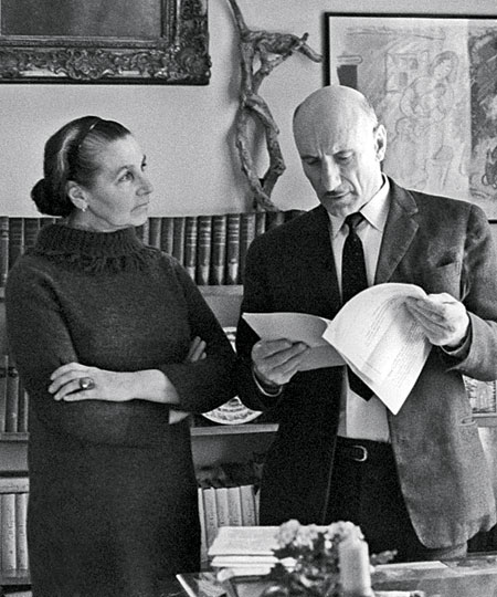 Режиссёр Сергей Герасимов и актриса Тамара Макарова