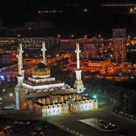 Ночная Астана. автора chelyapindi