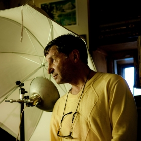 Анатолий Шулепов в своей студии автора kataeva