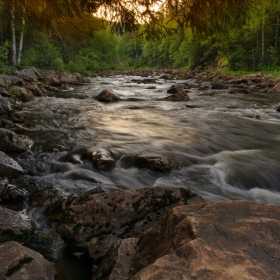 Рассвет на реке Березяк автора fotososunov1955