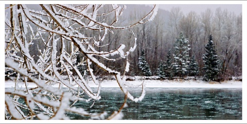 Зимний пейзаж в марте месяце автора giviryak