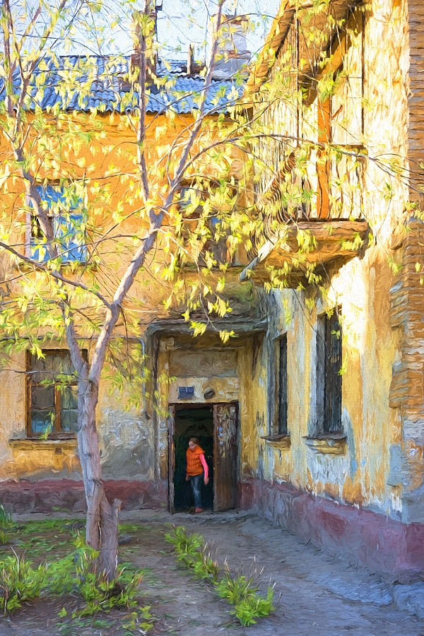 Весенний дворик
