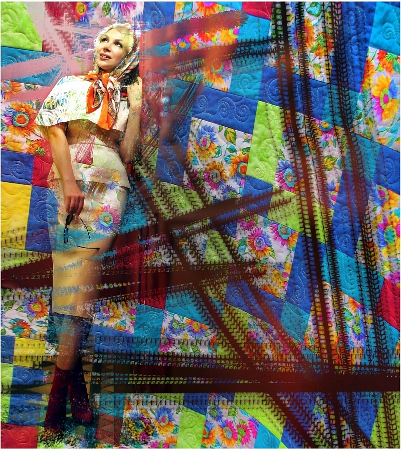 Творческий дуэт "2ШАГА" (Анжела Шефер + Александр Глебов) - Russian Patchwork Style - 1 место (34 + 3 = 37 баллов)