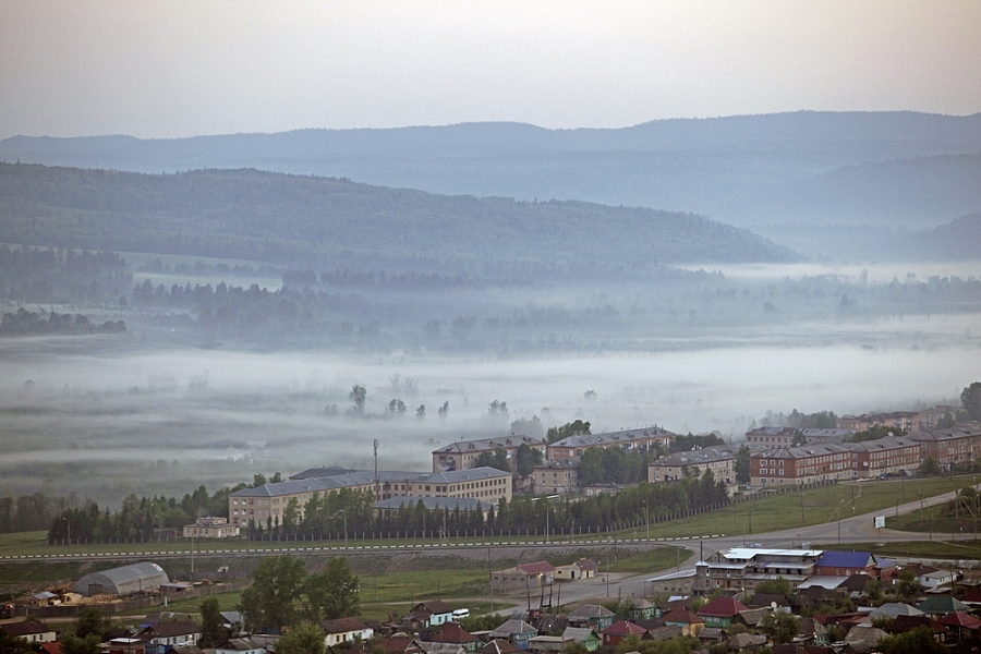 Трасса М5 (Сим )&nbsp;&nbsp;Утро.