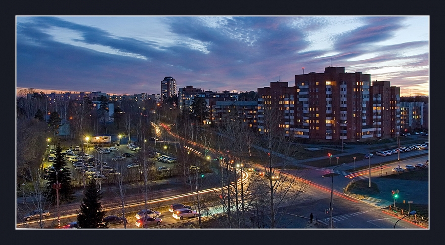 Озерск на границе дня и ночи