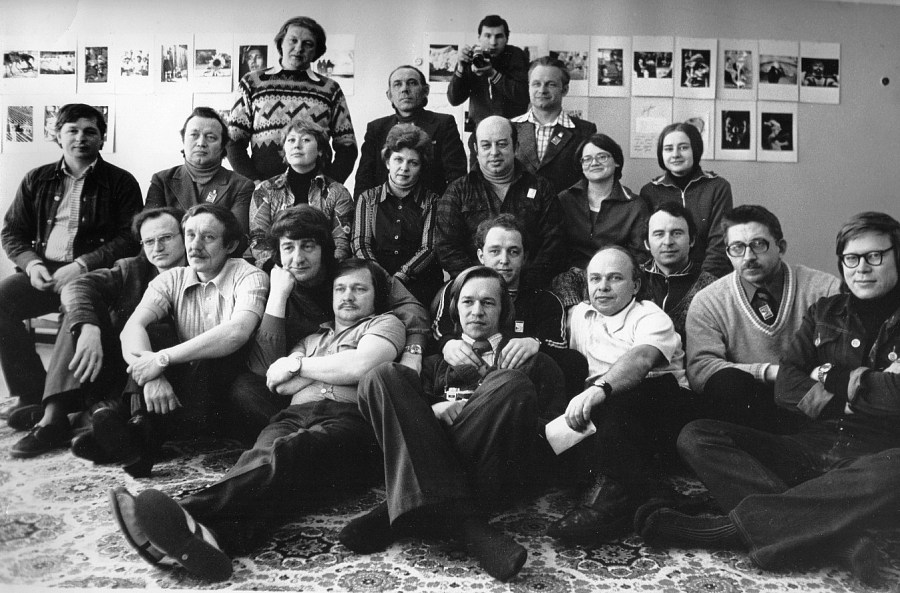 197?. Челябинский фотоклуб на выезде в Чебаркуле.