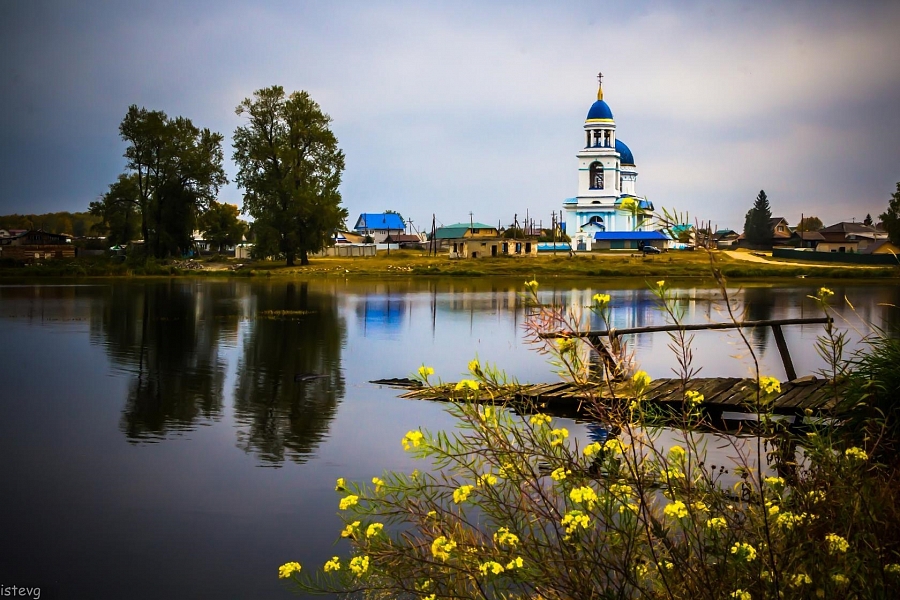 Село Воскресенское.Челябинская обл. Церковь иконы Божией Матери «Знамение»