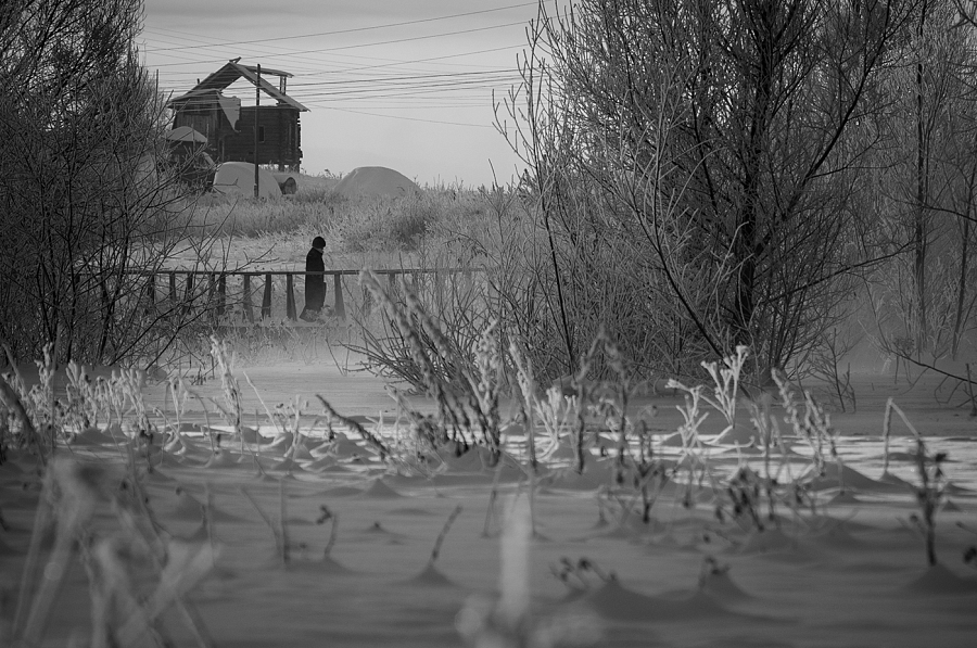 Утро морозное