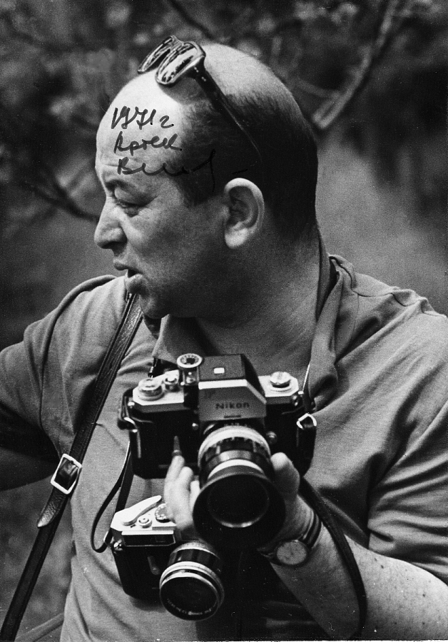 1971. Юрий Леонидович Теуш на съёмке в Артеке.
